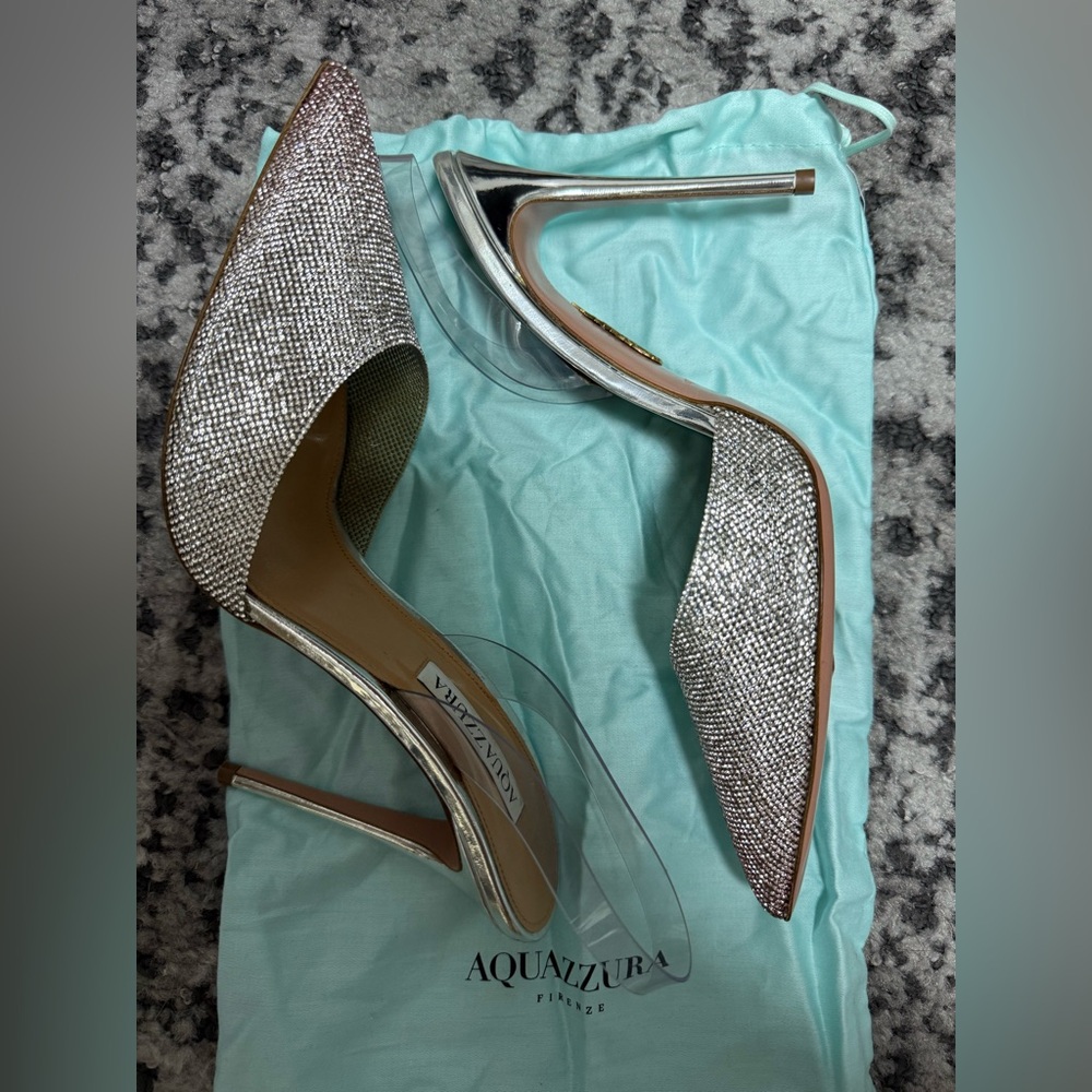 Aquazzura Silver Women's Shoes - Picture 10 of 12